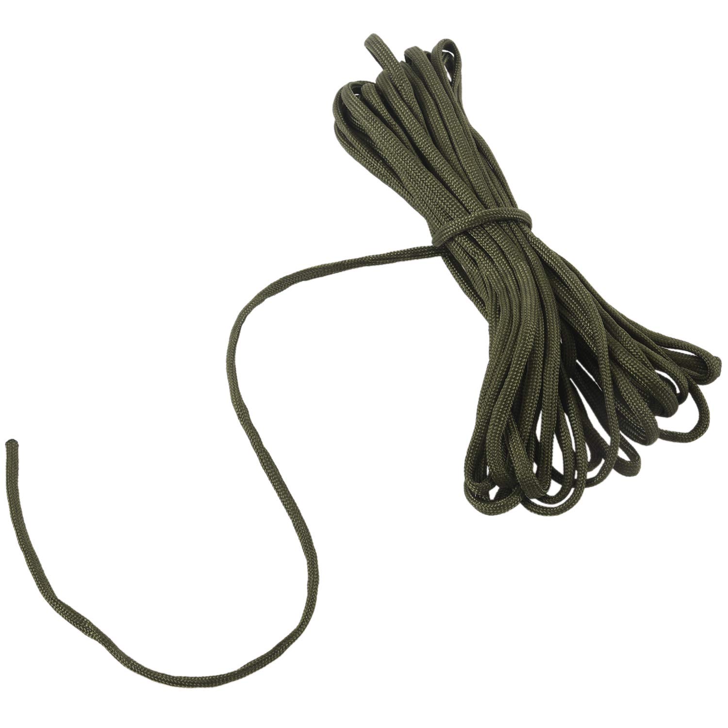 Corda Paracord Militare 7 Filamenti - 15m Verde - Per Sopravvivenza, Outdoor E Attività Militari - Foto 2