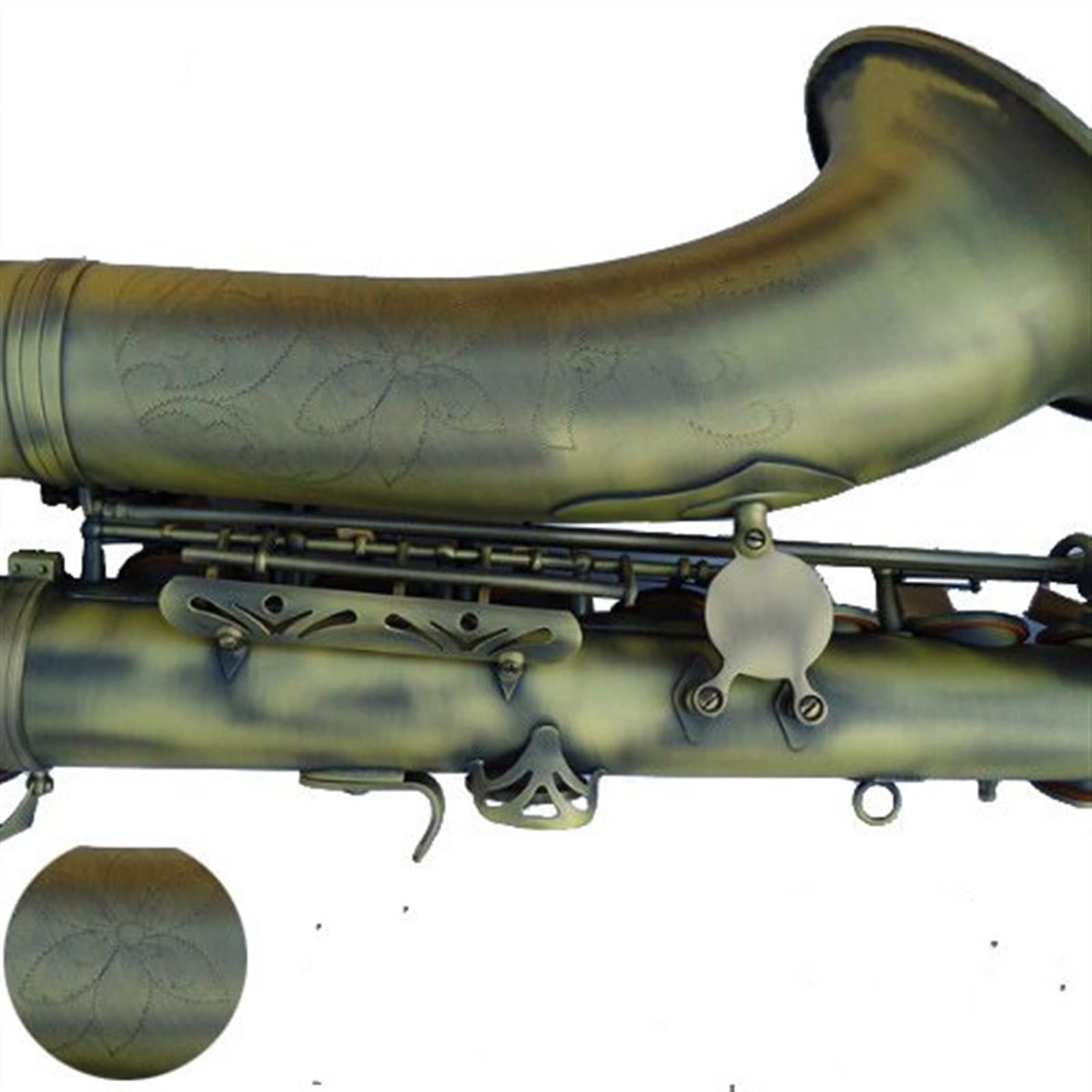 Sax Studente Sassofono Antico Tenore Professionale Ciano per Professionisti Principianti