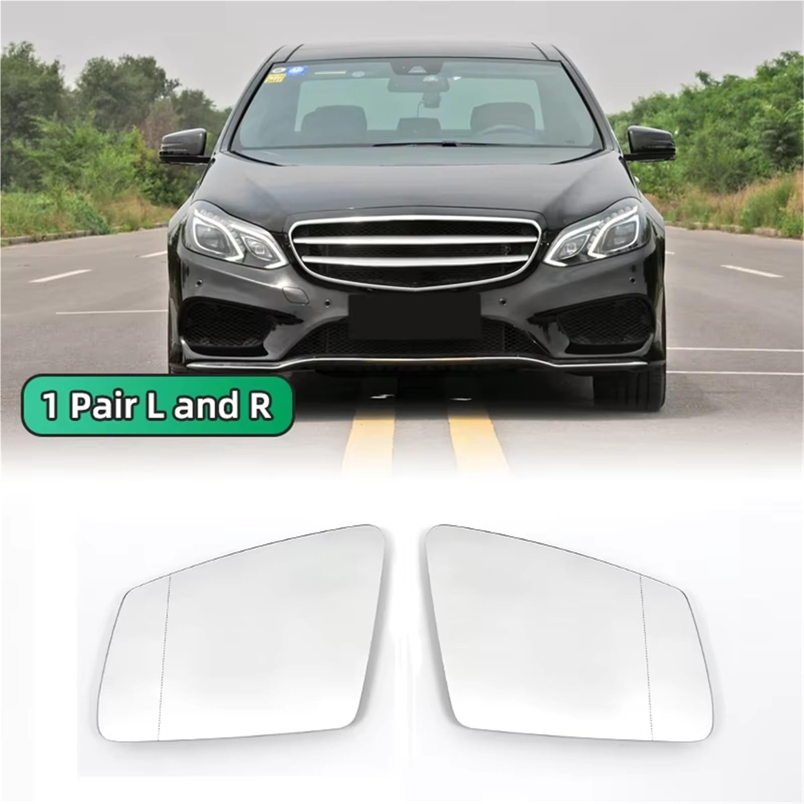 Vetro Specchietto Laterale Compatibile Con Benz Per La Classe A Per W176 2013-2017 Lato Sinistro E Destro Specchietto Retrovisore Riscaldato Specchietto Retrovisore