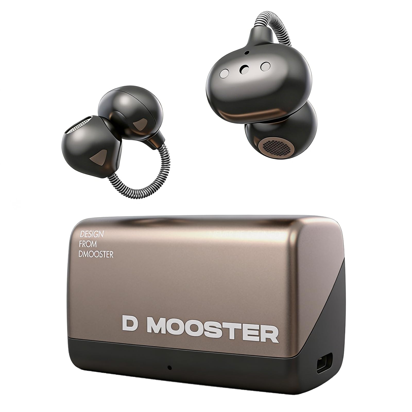 auvstar Auricolari Bluetooth open ear,Auricolari Conduzione Ossea,Cuffie Traduttore Istantaneo,Wireless Bluetooth 6.0,Durata Della Batteria di 25 ore,Supporta la Traduzione in 68 lingue (Nero)