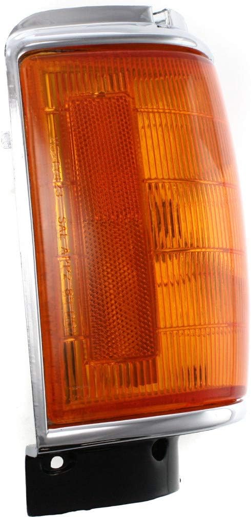 For Toyota Pickup 2/4WD/4Runner 1984-1986 Park/Cornering Light Assembly Passenger Side Chrome | TO2521116 | 81610-89145