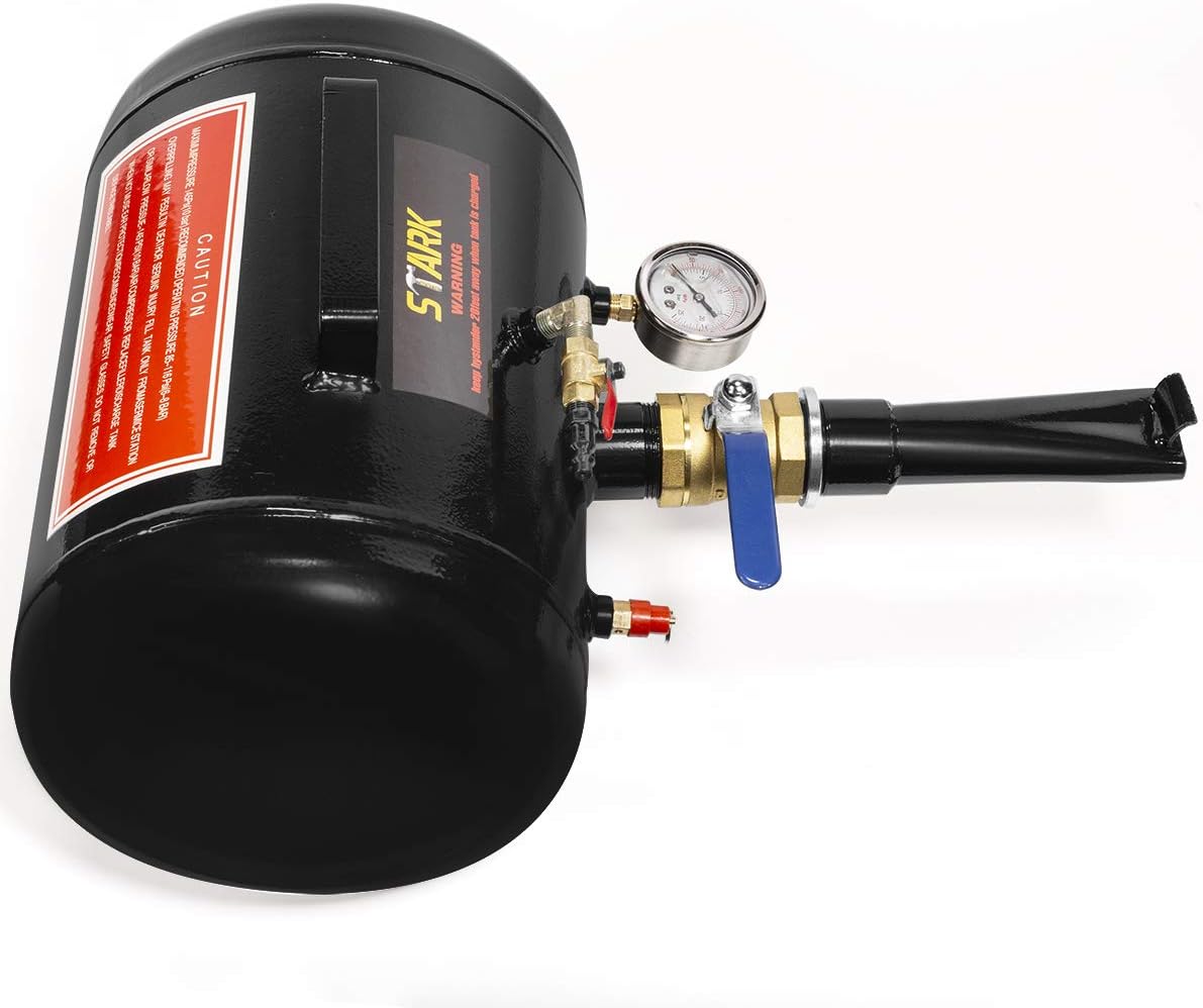 XtremepowerUS 5-Gallons Bead Seater Tire Blaster Air Tire Bead Seater Blaster Seating Tire Inflator Car Truck Tractor Seating Tool with Pressure Gauge