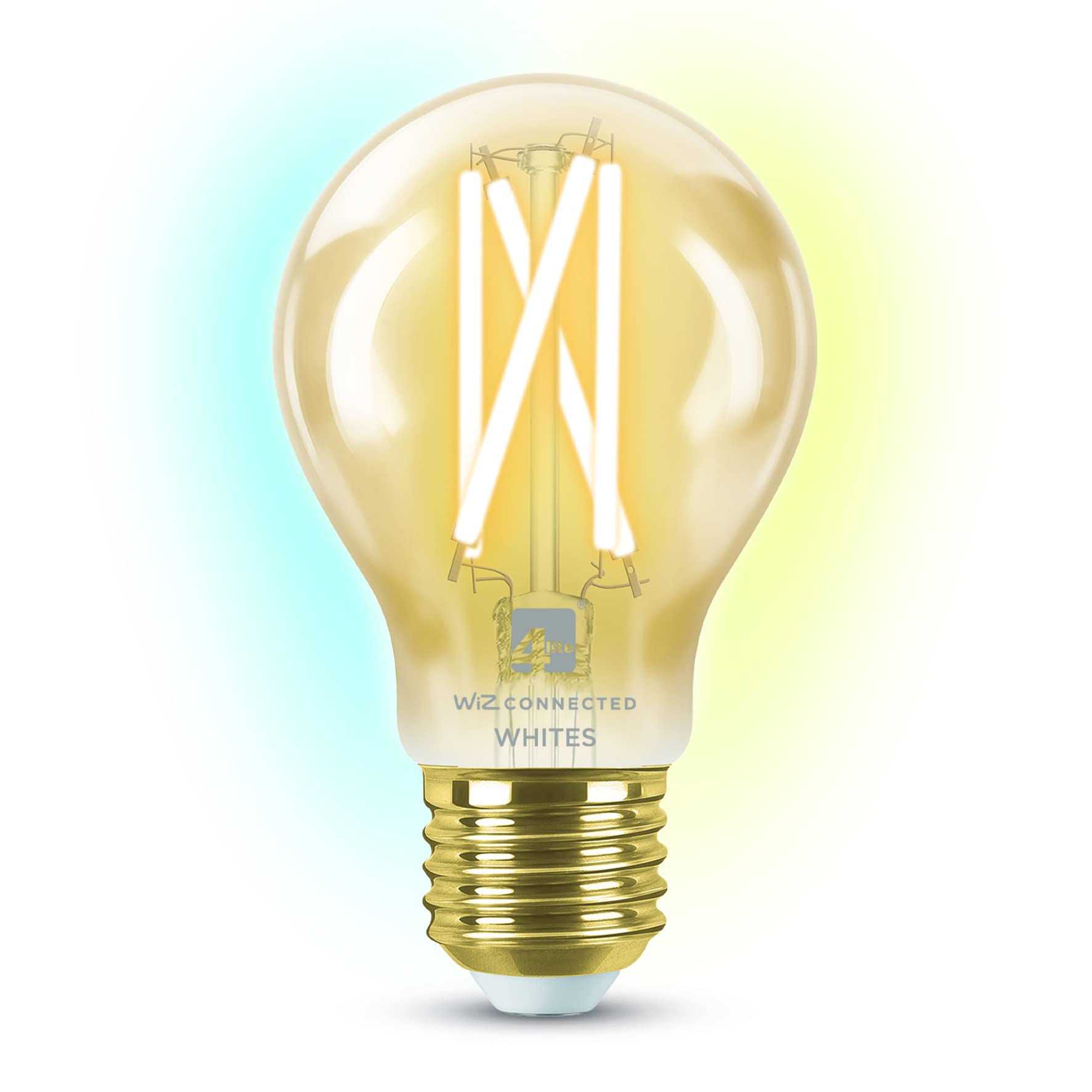 4Lite Amber Wiz Connected A60 E27 Filament Bulb