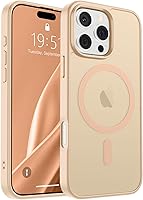 Vista 823 de SUPFINE - Funda magnética para iPhone 13 Pro Max (compatible con MagSafe), (protección contra caídas de grado militar de 10 pies), delgada, Negro