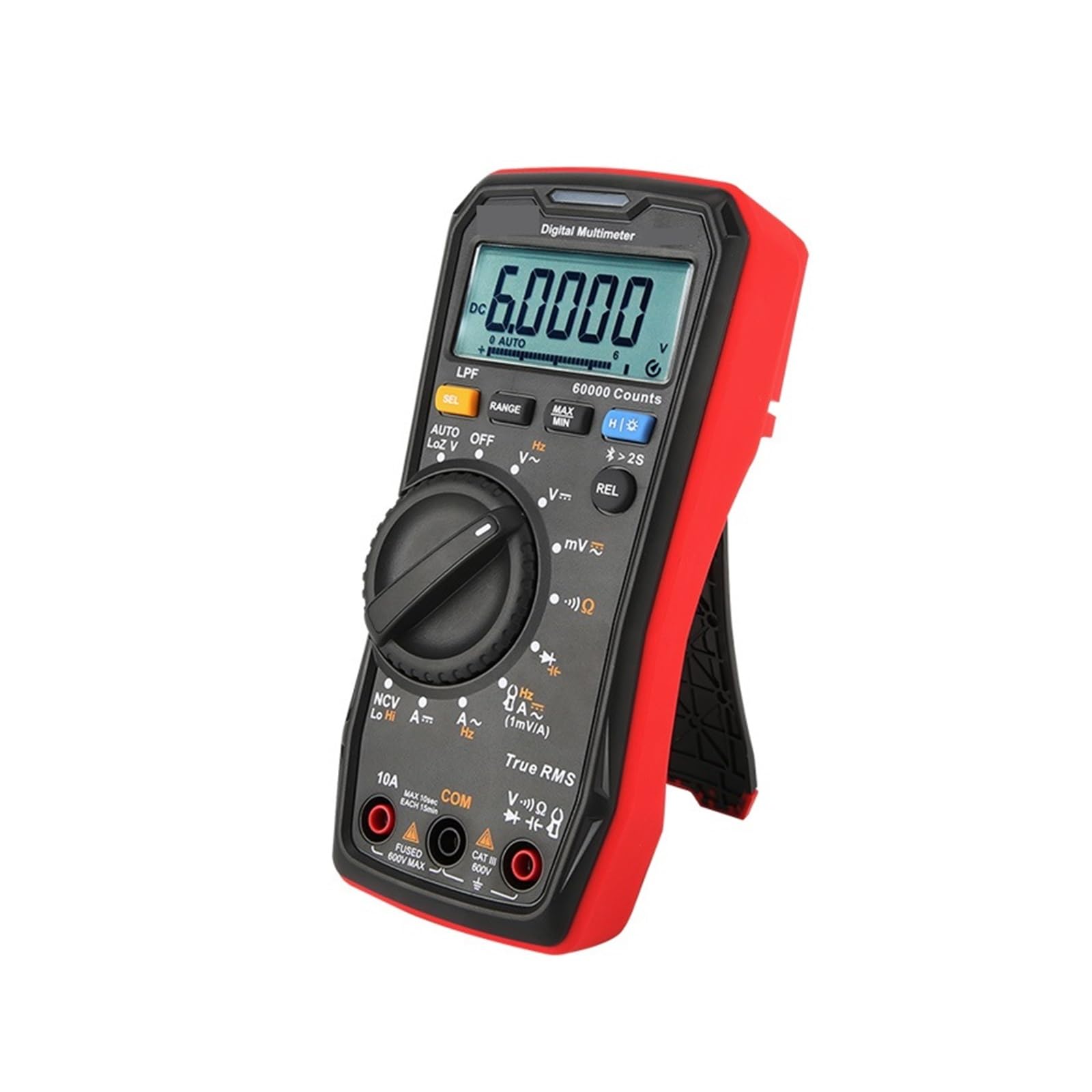 Multimetr Cyfrowy Bluetooth 60000 Zlicza Profesjonalny MultimetroTrue Tester Napięcia Prądu AC/DC Auto-Range Szybko Dokładnie Łatwy Odczyt(117C)