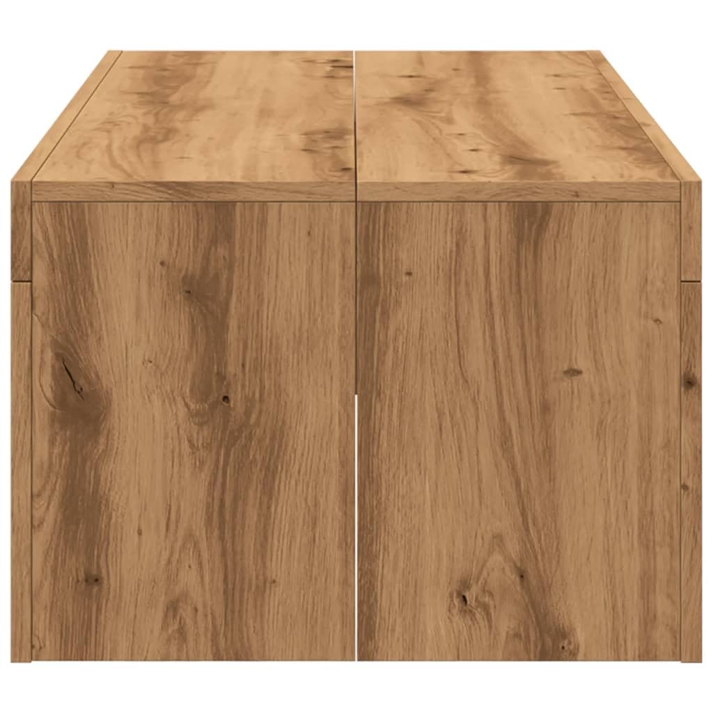 vidaXL Mesa de Centro Madera de ingeniería Roble Artisan 102x50x35 cm, mesita de Centro, Mesa de sofá, mesita de sofá, Mesa de salón, Mesa Auxiliar