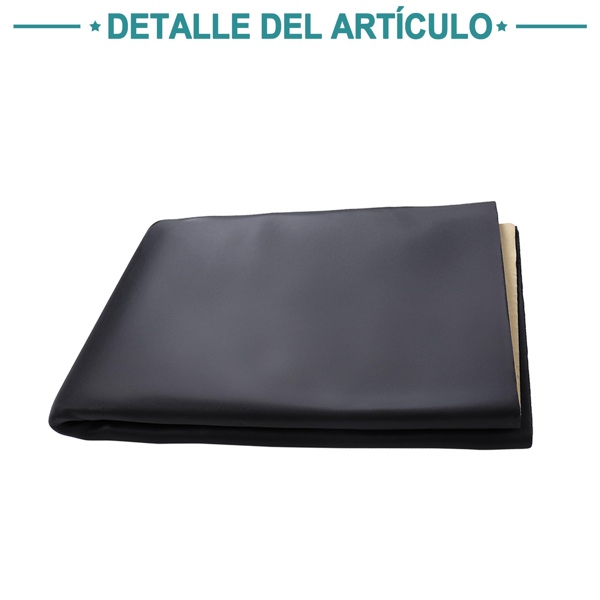 Sourcing Map Tappetino Isolante Acustico Auto 3mm – Schiuma Fonoassorbente 152x100 Cm (16,36 Mq)