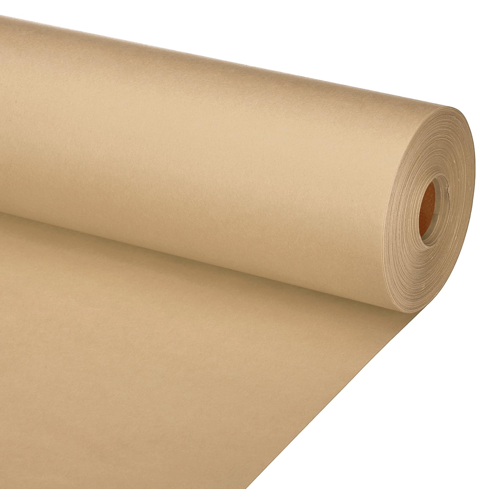 PATIKIL Papier Cadeau Papier d'Emballage 90cm x 50M 80 GSM Marron