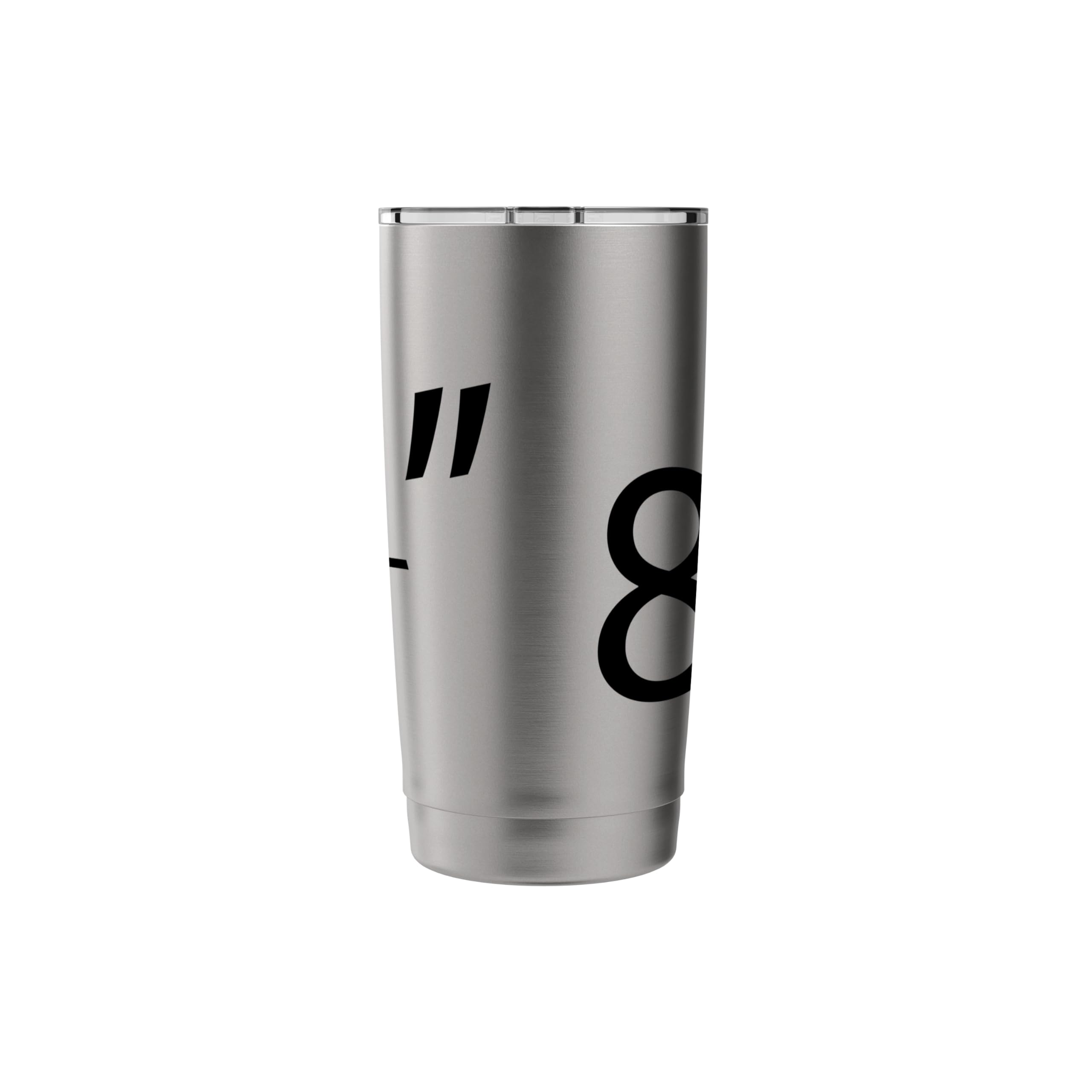 Amazon.com | 8.5" - EIGHT AND A HALF INCHES | 8 Point 5 Incher - Graphic  Stainless Steel Insulated Tumbler: Tumblers & Water Glasses