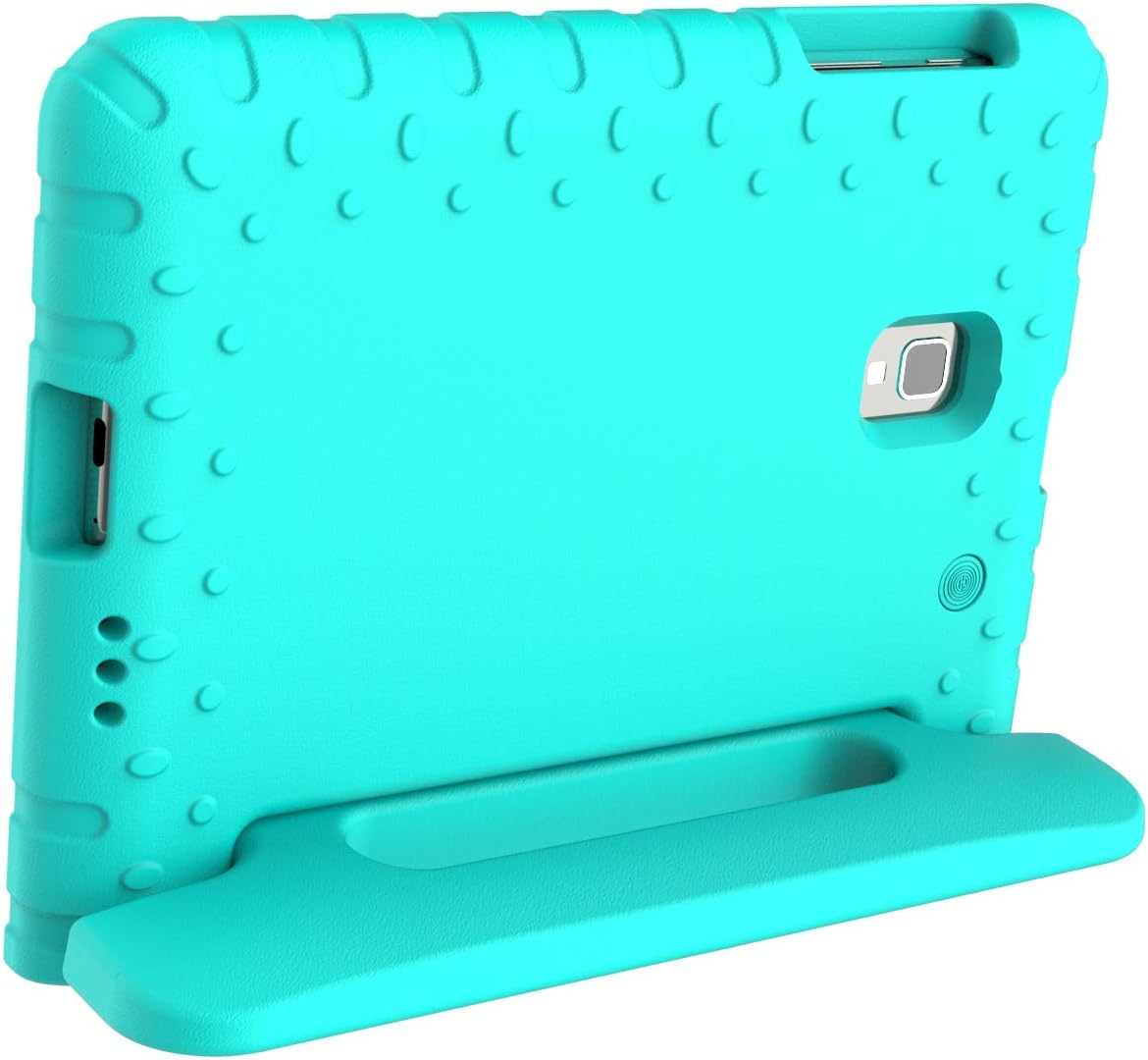 BMOUO Kids Case for Samsung Galaxy Tab A 8.0 2017 (SM-T385 / T380) - Light Weight Shockproof Protective Handle Stand Kids Case Cover for Samsung Galaxy Tab A 8.0 inch 2017 T380 T385 Tablet - Turquoise