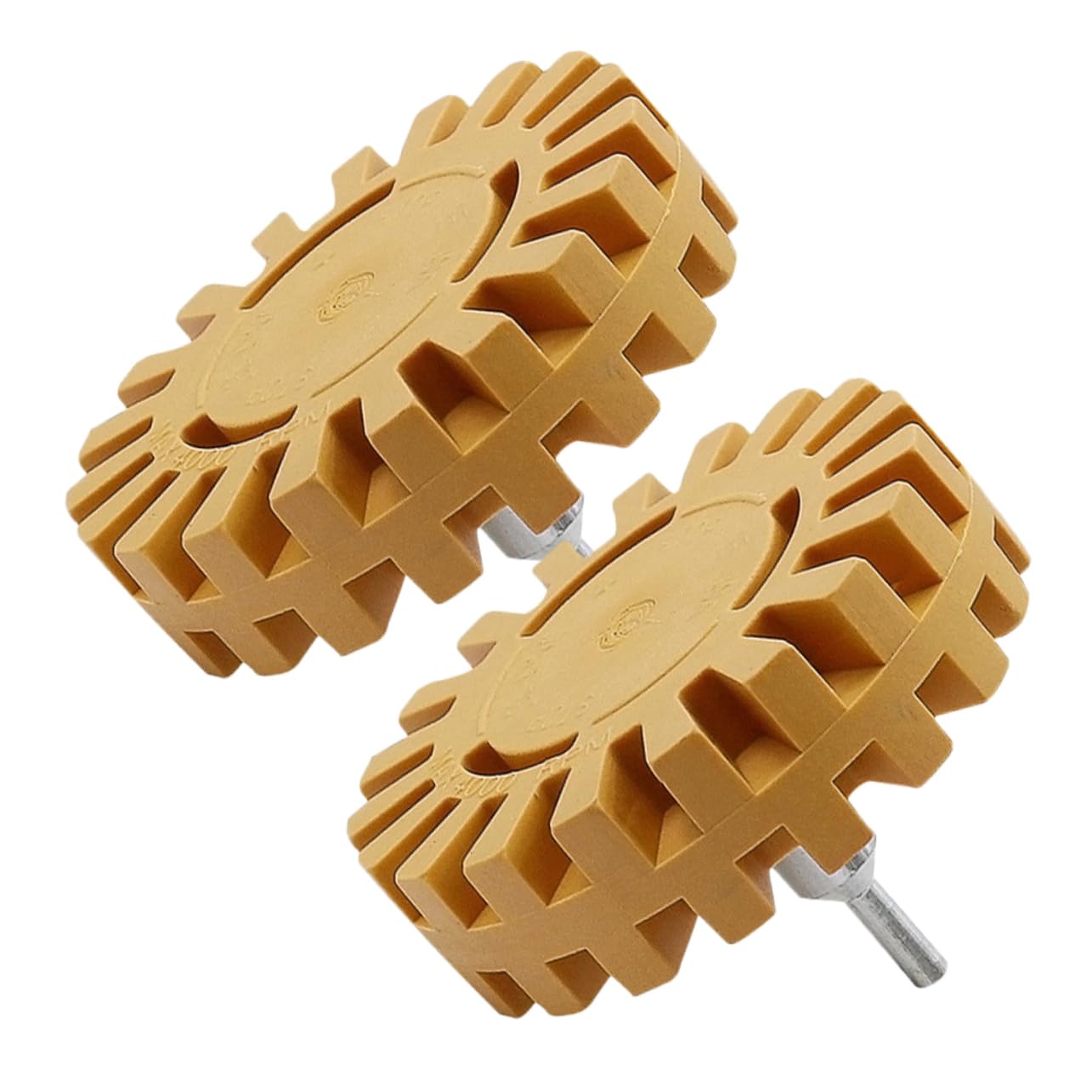 MAGICLULU 5 Set Ruota Per Rimozione Adesivi E Decalcomanie Da Strumento Per Rimozione Colla E Vernice Compatibile Con Utensili Pneumatici Per Auto E Ristrutturazione Casa 2 Pezzi*5