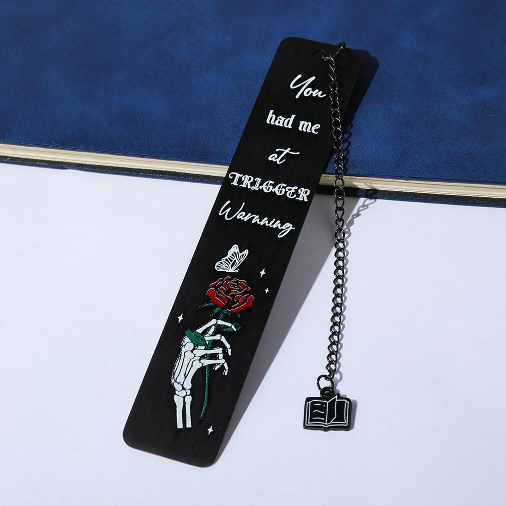 Dark Romance Bookmark Gifts for Women Spicy Gothic Book Mark for Book Lover Funny Bookmarks Student School Supplies Birthday Gifts for Friends (Dark Romance - 2PCS) - Image 5