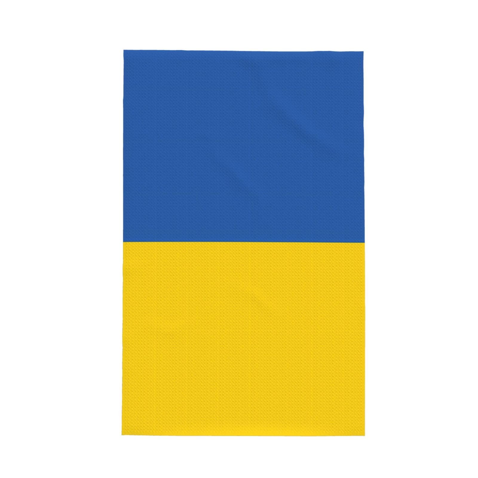 SXZVVBN Flag of Ukraine Super Absorbent Microfibre Waffle Towels Fast Drying Dish Cloths Home Cafe Barista
