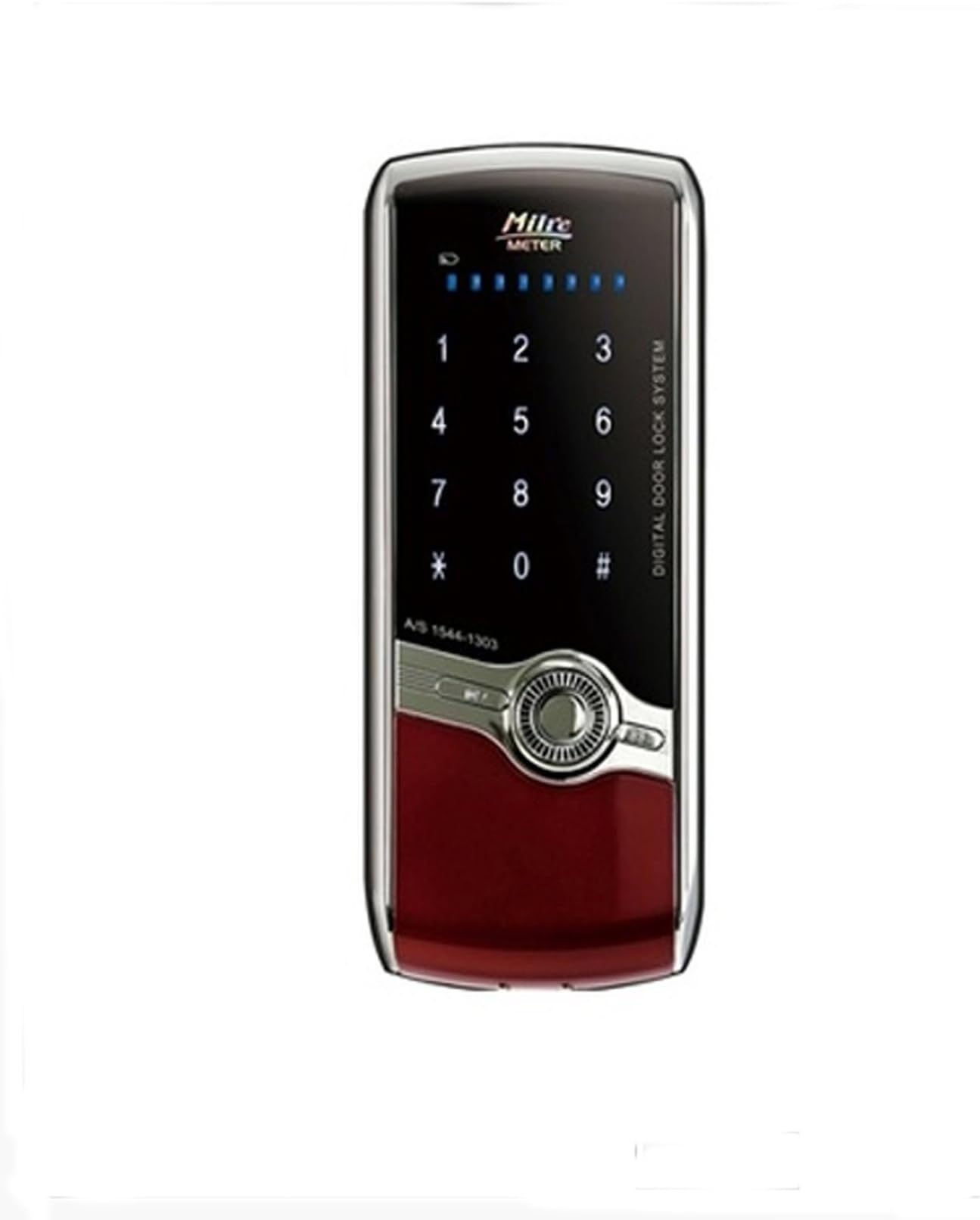 MI-430(METER) Keyless Electronic Digital Door Lock Red