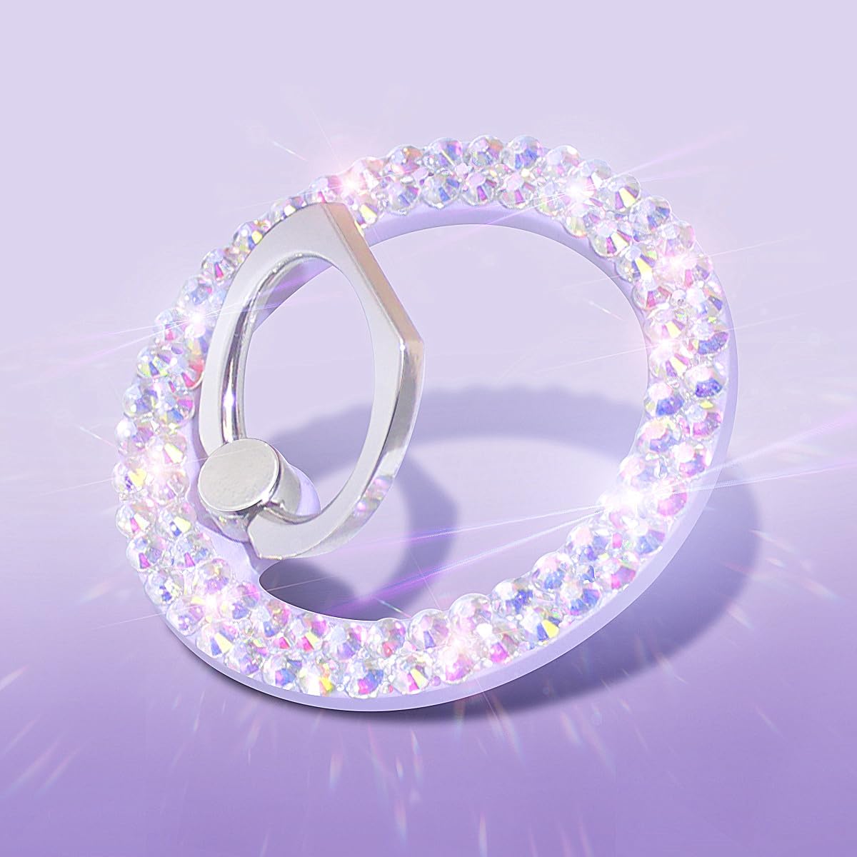 Bling Magnetic Phone Ring Holder for Mag-Safe, Glitter Magnet Cell Phone Grip Stand Sparkle Finger Ring Magnetic Compatible with iPhone 16 Pro Max 15 14 13 12 Mag-Safe Accessories(Purple) Bling Magnetic Phone Ring Holder for Mag-Safe, Glitter Magnet Cell Phone Grip Stand Sparkle Finger Ring Magnetic Compatible with iPhone 16 Pro Max 15 14 13 12 Mag-Safe Accessories(Purple)