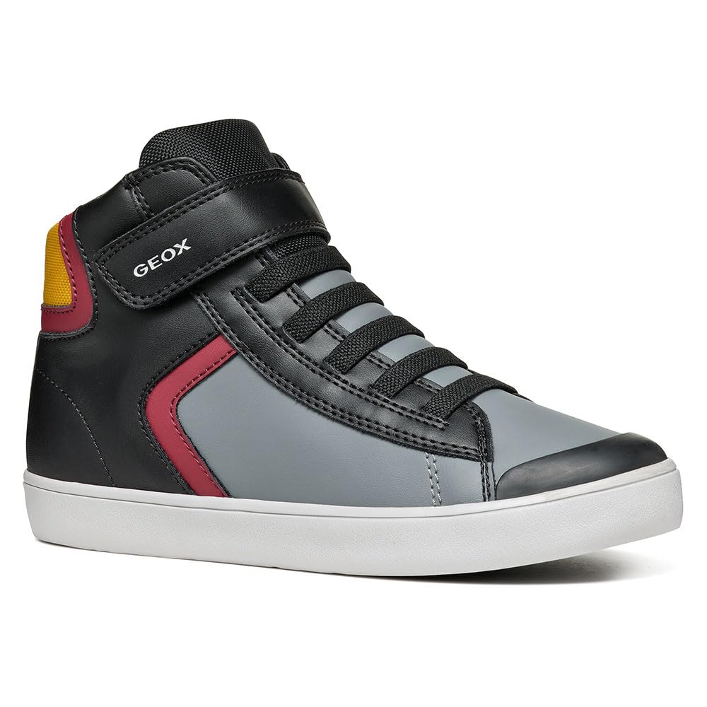 Geox Jungen J Gisli Boy D Sneaker, Blauw, 3 UK