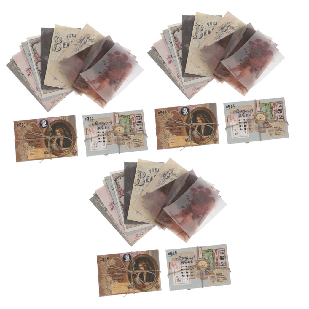OSALADI 9 Juegos De Material De Sellado Para Álbumes De Recortes Diarios Álbumes De Recortes Suministros Estéticos Para Diarios Kits De Suministros Para Álbumes De Recortes Material