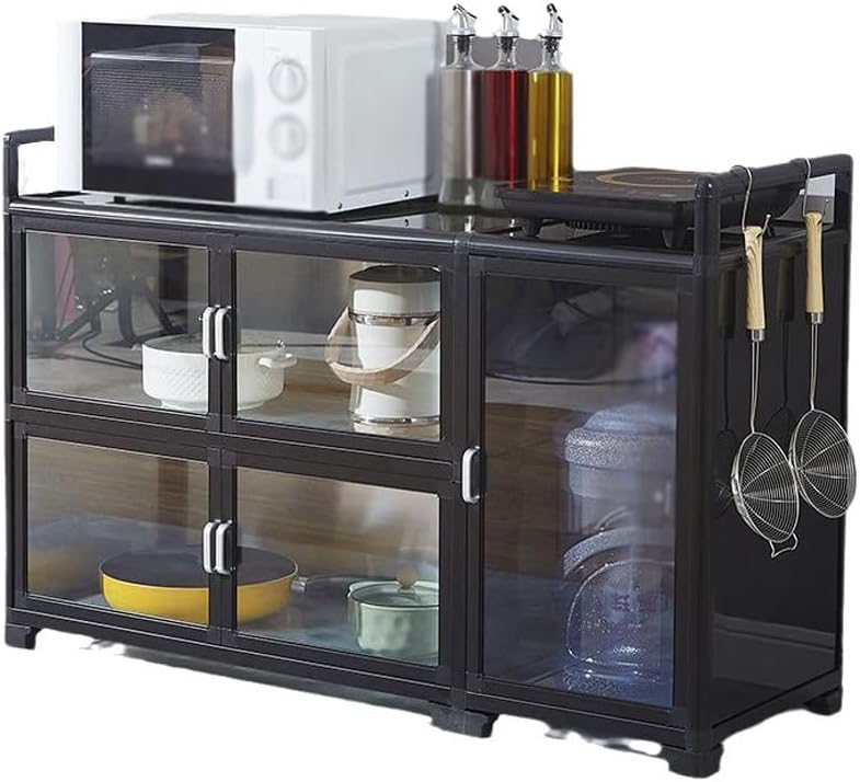 Bufetera Sideboard Kitchen Tableware Cabinet Tableware Cabinet Multi-Layer Storage Cabinet Simple Storage Storage Cabinet Aparadores para Comedor(A), S115cm