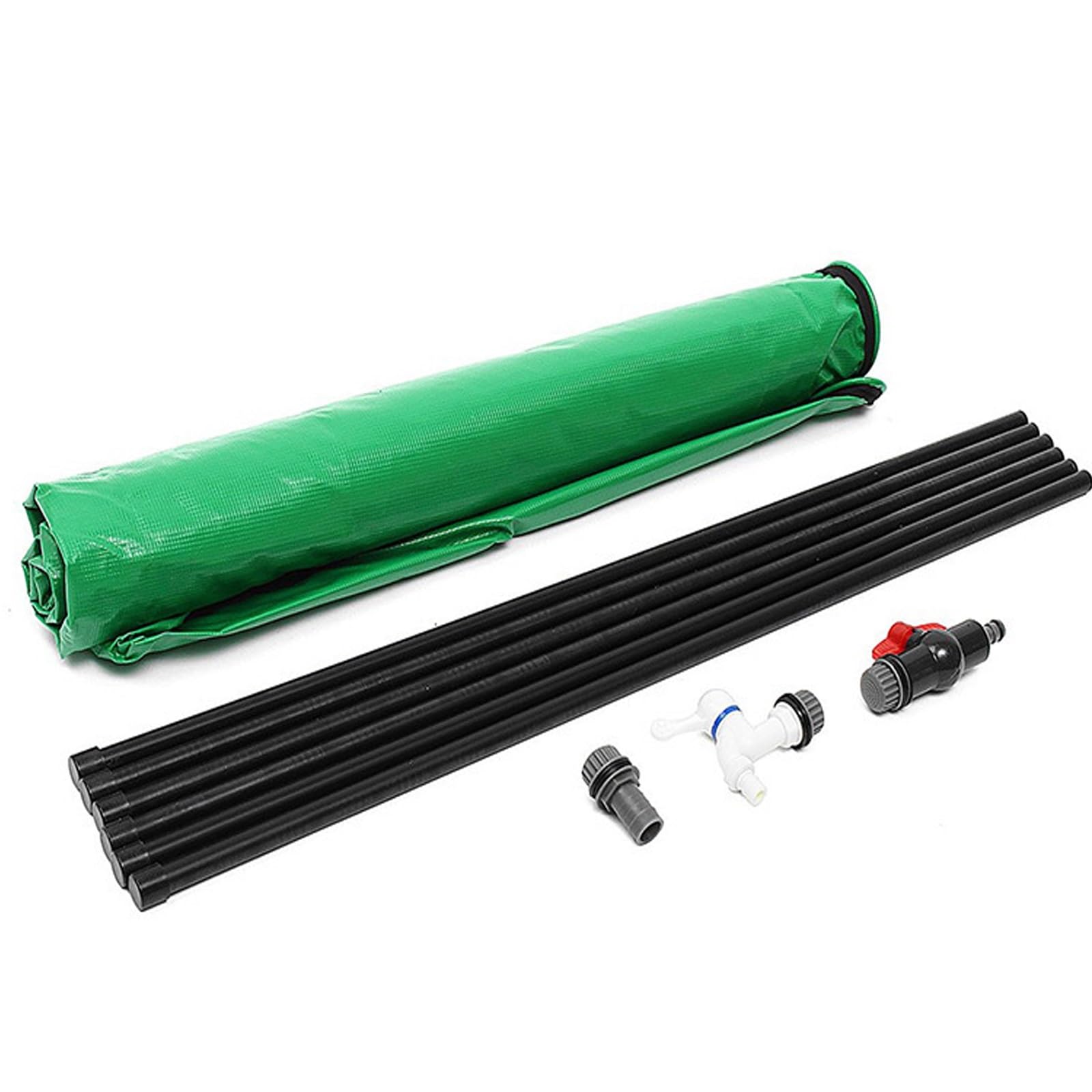 Beczka na deszczówkę, Składany i łatwy do przechowywania, duża pojemność wody, wytrzymały materiał, odpowiedni wielu scenariuszy(Green,250L)