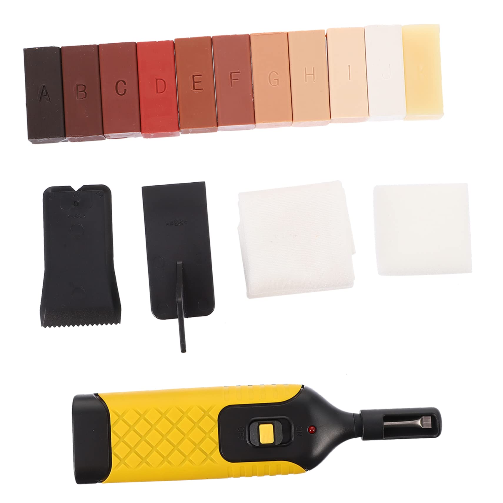 1juego Kit De Reparación De Suelos y Muebles Herramientas De Restauración y Mantenimiento Para Suelos Parquet Accesorios De Restauración Inalámbricos