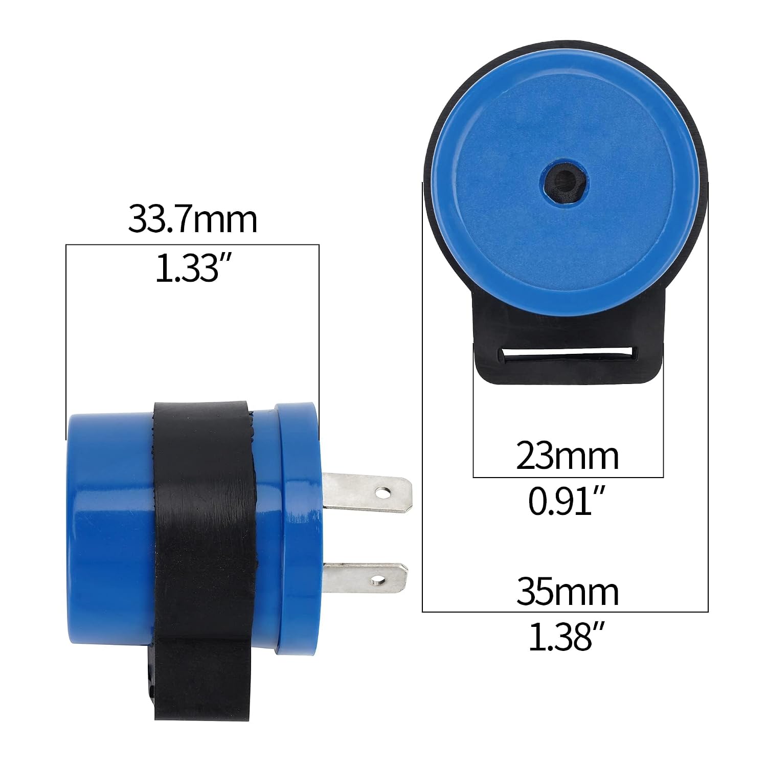 6V 12V Motorcycle Flasher 2 Pin Relay Turn Signal Indicator with Beeper Water Proof