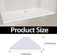 Vista 4 de Raycity Presa de agua plegable para ducha umbral de ducha, barrera de agua de ducha, presa de agua para puerta de ducha y cocina, protector de ducha