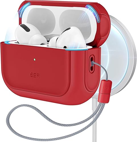 Miniatura 11 de ESR Funda para AirPods Pro 2 Case, Compatible con Airpods Pro Case de 2ª/1ª Generación (2023/2022/2019), Compatible con MagSafe, Cubierta de A- azul