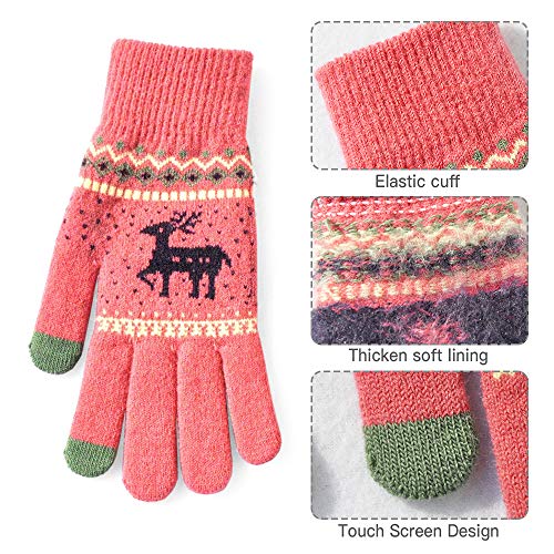 Luvas, Andoer 1 par de luvas de inverno luvas térmicas Luvas quentes ao ar livre para tela de toque
