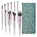 Produktbild Luxspire Perfekt Pinselset, 10 Stück Make up Set Schminkpinsel mit Puderpinsel Brauenpinsel Lidschatten Augenpinsel Foundation Brush für Hautpflege - Violett