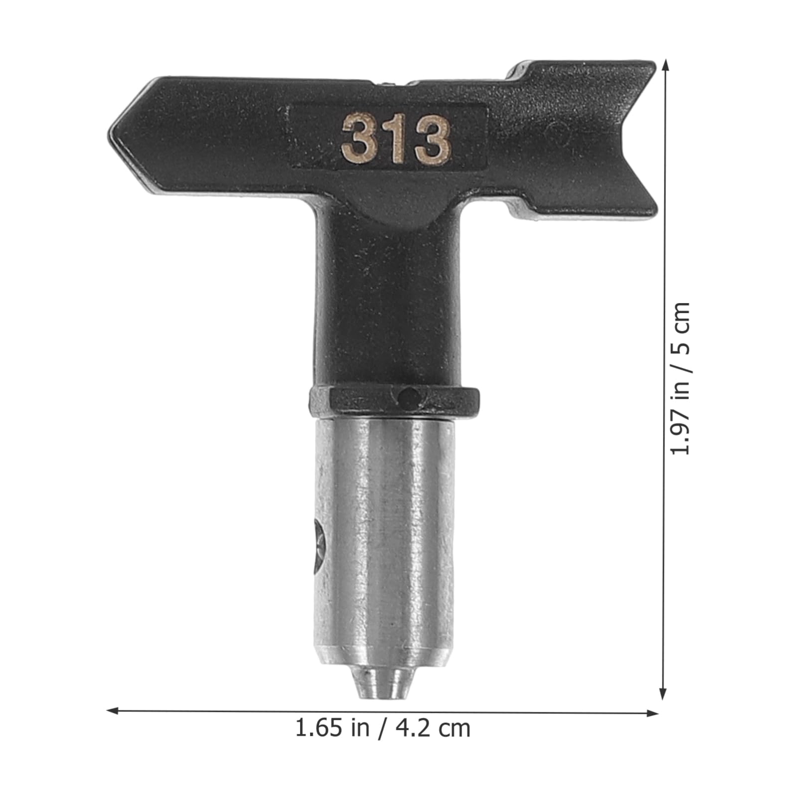 Angoily 4pezzi Ugelli per Irroratrice Senza Aria Accessori per Spruzzatori Nozzles per Vernice con Diverse per Pittura Decorazione e Finiture di Mobili