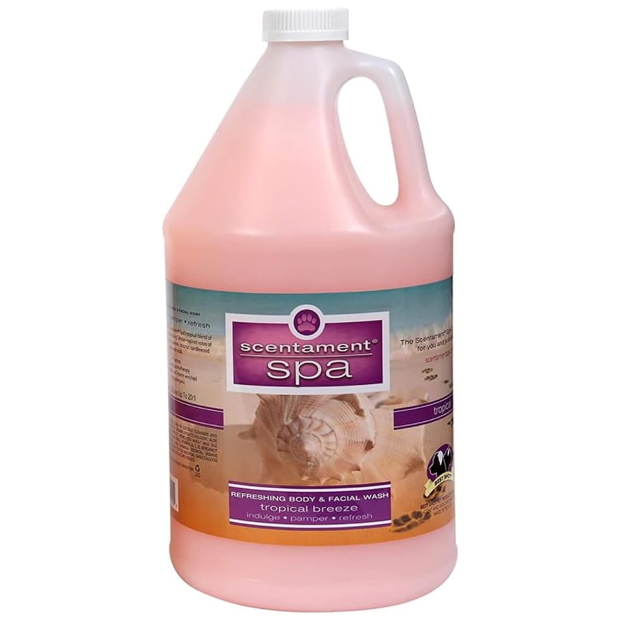 Best Shot Scentament Spa Tropical Breeze Seasonal Facial &amp; Body Wash, 1 Gallon