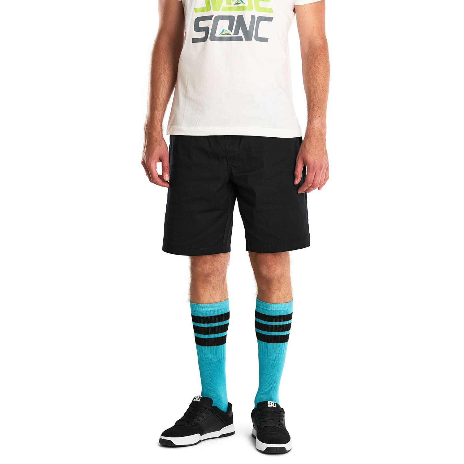 skatersocks 22 Inch kniehohe gestreifte Damen Socken Kniestrümpfe knee high overknee Herren Retro Tube Socks