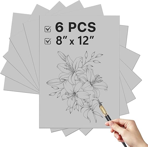 Bloques de linóleo para impresión de 8 x 12 pulgadas, bloque de tallado de linóleo suave, kit de impresión de bloque de linóleo gris, herramientas