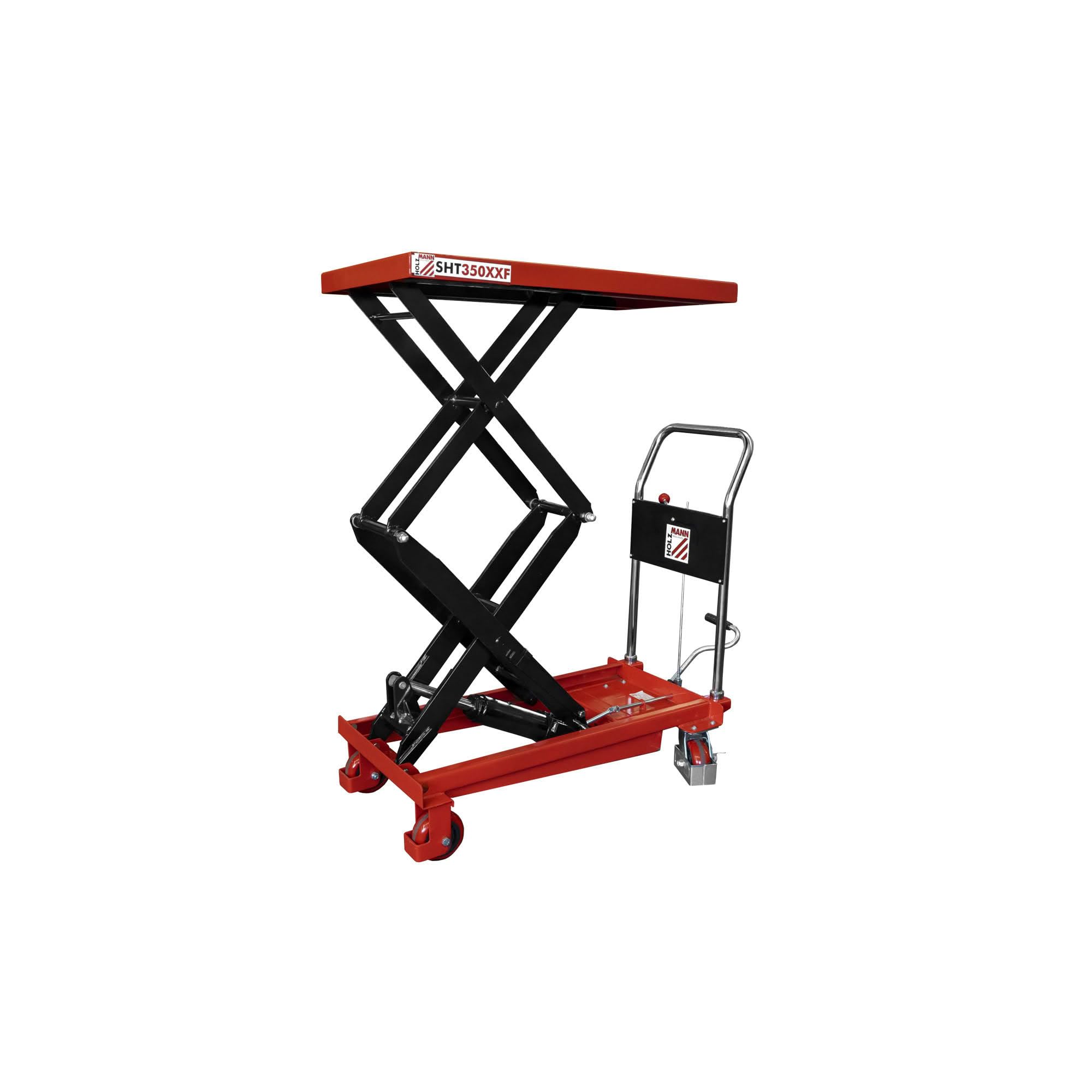 Holzmann - Chariot à table élévatrice hydrolique 905 x 500 mm Ht. 225 à 1 300 mm