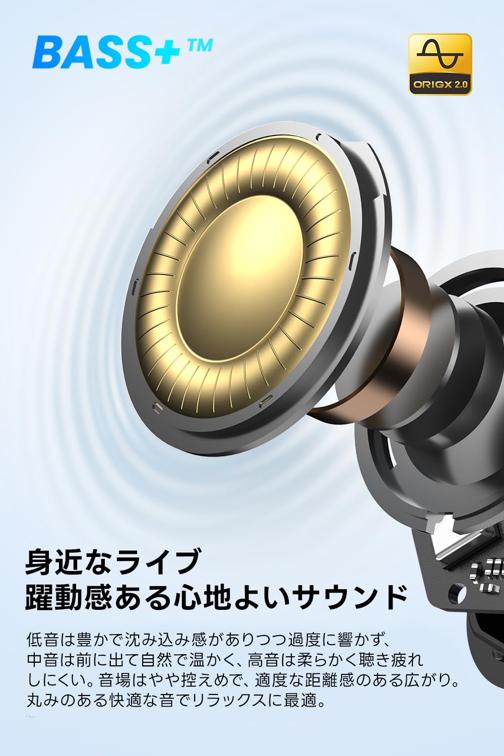 TOZO NC9 Fully Wireless Earphones, 2025 Superb Sound Experience, Immersive Sound, ANC/ENC Noise Canceling, Up to 45dB Reduction, Bluetooth5.3, IPX8 Waterproof, Wireless Charging & Type-C Rapid - 5