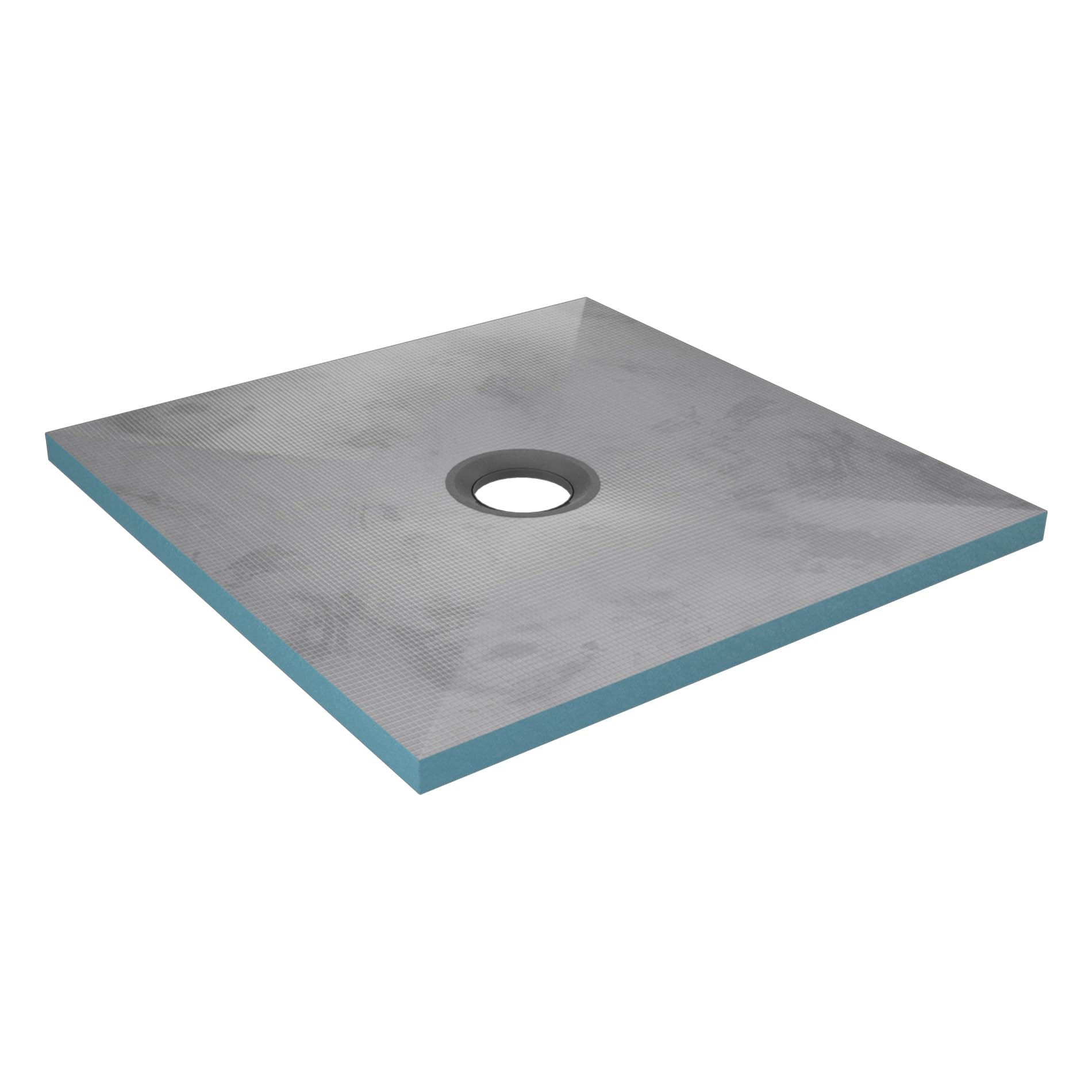 Bac receveur de douche à carreler 90x90cm recoupable sur mesure pour douche à l'italienne