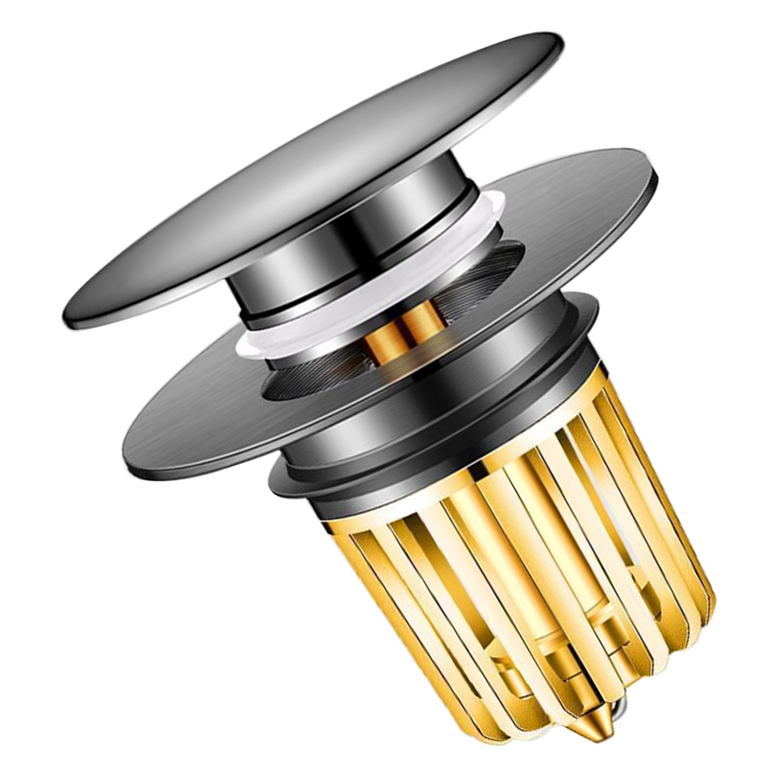 Copper Drain Filter Bounce Cores Sink Drains Plug Sinks Basins Drain Basket Sink Stoppers for Bathroom Kitchen Enduring Kitchen Drainers for Bathroom Stoppers