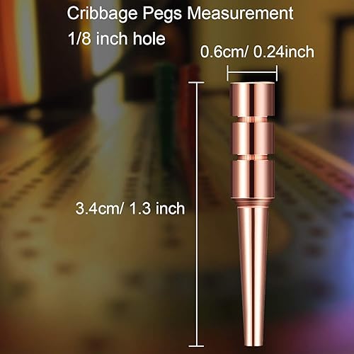 Miniatura 4 de Leitee 96 piezas de clavijas de metal para mesa de cuna para 1/8 agujeros, con un diseño cónico para familiares y amigos, juego de mesa tradicional,