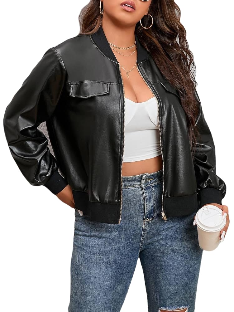 Crop Jacket,Classic Leather Jacket,Ladies' Slim Fit Leather Jacket,Women's Genuine Leather Jacket,Crop Leather Jacket with Pockets, Crop Leather Jacket For Women,Jacket11.-picture-21