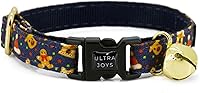 Vista 13 de Ultra Joys Collar de gato con campanas - Collar separable para gatitos y gatos - Seta pequeña