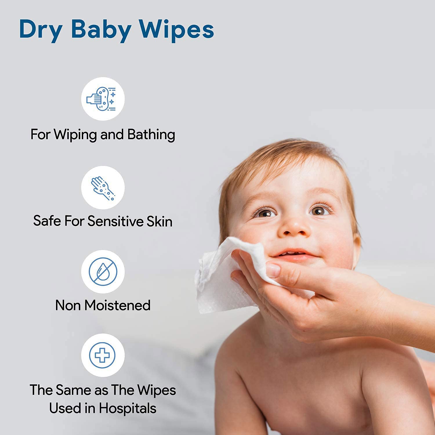 Magic Providers Non-Woven Disposable Face Cleaning Cloth | Beauty Towel | Dry Wipe | For Cleansing Facial Makeup Removal | Saloon Parlour Facial Tissues Multipurpose Napkin -12.5 x11 Inc. Pack of 100 3