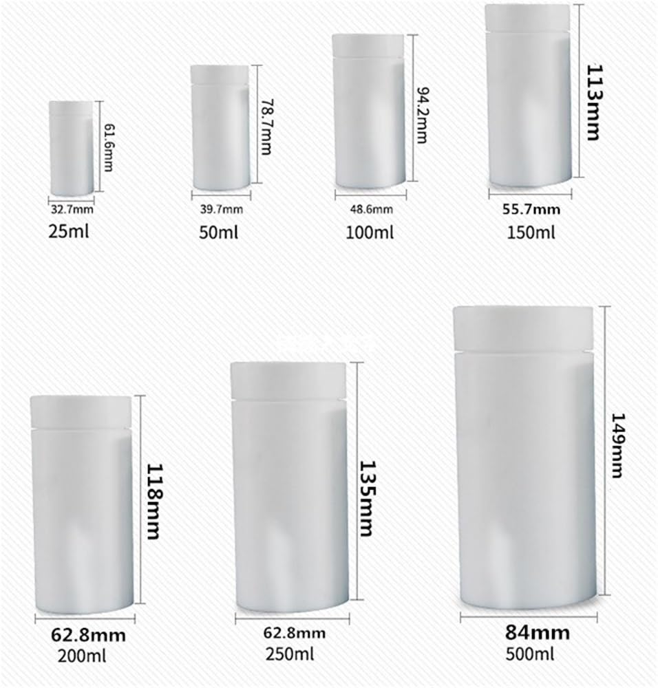 Autoclave Reactor Lined Vessel, Reactor Kettle Vessel Capacity 5-500ml PTFE Chamber for Synthesis(200)