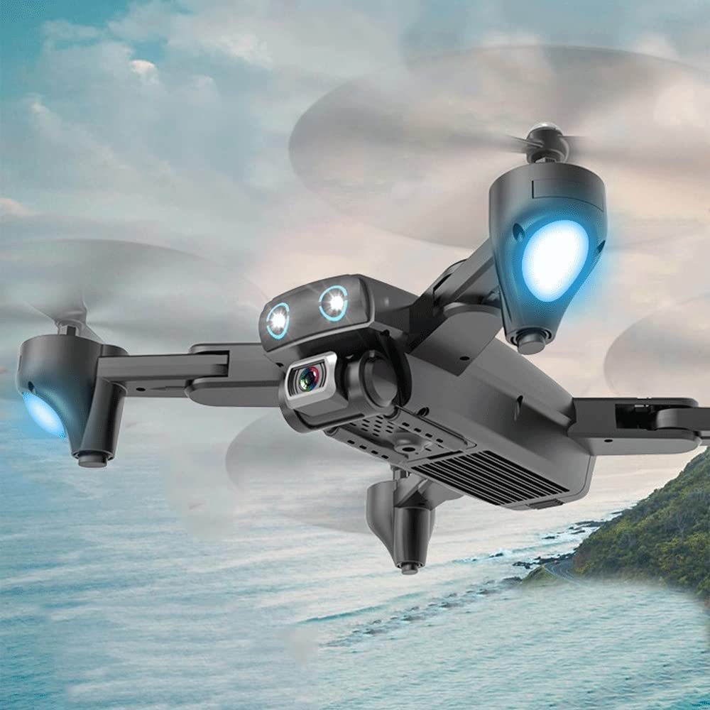 Drone GPS S167 con videocamera 4K Video live con ritorno automatico a casa, modalità senza testa, seguimi, mantenimento dell'altitudine, con 3 batterie Custodia per il trasporto Bambini Princi