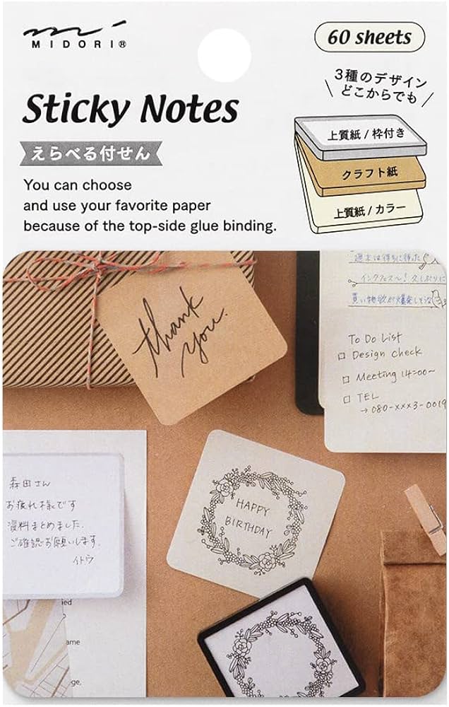 Amazon.co.jp: DESIGNPHIL ミドリ(MIDORI） 付箋 付せん紙 えらべる