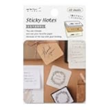 DESIGNPHIL 19087006 Midori Sticky Notes, Sticky Paper, Texture, Natural