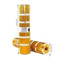1 Pair Cycle Foot Rest Stunt Axle Bicycle Rear Foot Pegs Set Aluminum Durable and Stylish Non-Slip (Golden) gallery image