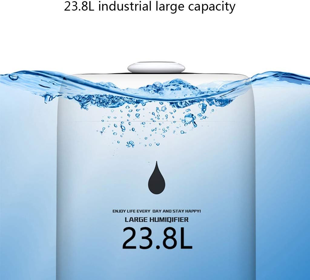 Humidifiers 23.8L Large-Capacity Industrial can be connected to the Faucet Commercial Fruit and Vegetable Fresh-Keeping Workshop Supermarket Quad-core Giant Fog Sprayer (mechanical version)