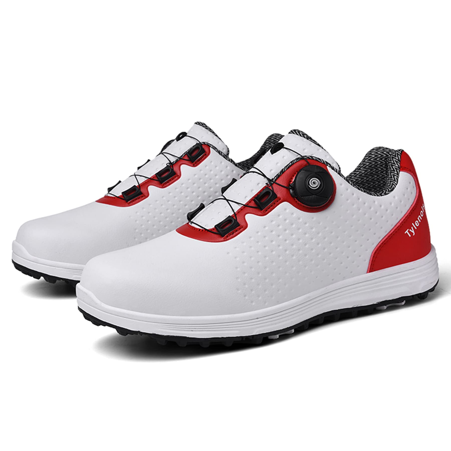 SDEQA wasserdichte Golfschuhe Für Männer Mit Drehbarer Schnalle Spikless Golf Sport Turnschuhe Große Größe Outdoor Casual