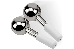 Esarora Stainless Steel Facial Ice Globes / Cooling Roller
