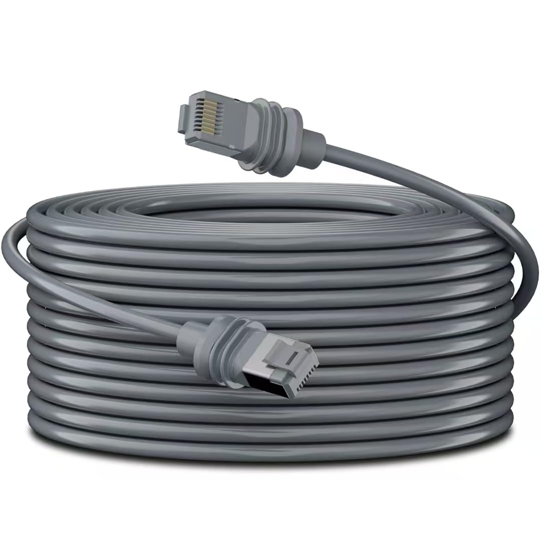 Elfcam - Kabel 5 m Starlink Gen 3, kabel Ethernet Cat6 26AWG odpowiedni do instalacji zewnętrznych i wewnętrznych, przedłużacz kabla Starlink Gen 3/Mini, 5 metrów